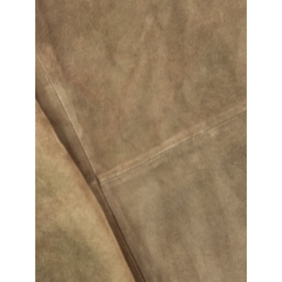 WH Belk Blazer Vtg Men 44L GOAT Suede Leather Brown - Picture 13 of 16